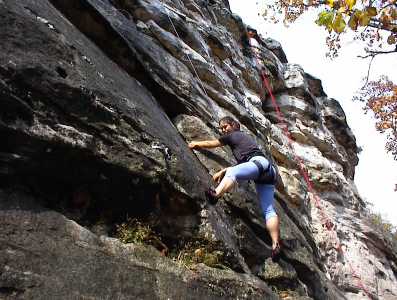 Jacquelyn Climbing
